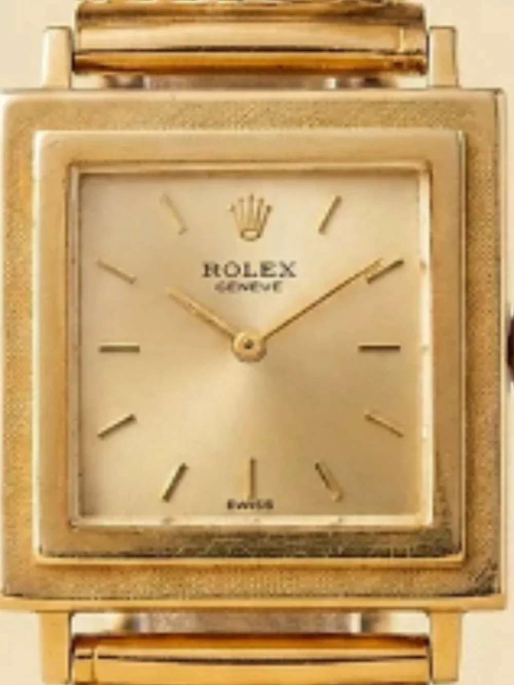 ROLEX 14K Yellow Gold Wristwatch, ca. 1960s Stunning Heirloom